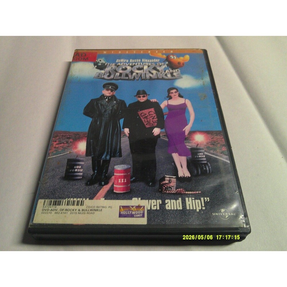 The Adventures of Rocky and Bullwinkle (DVD, 2000) Robert De Niro, Rene Russo